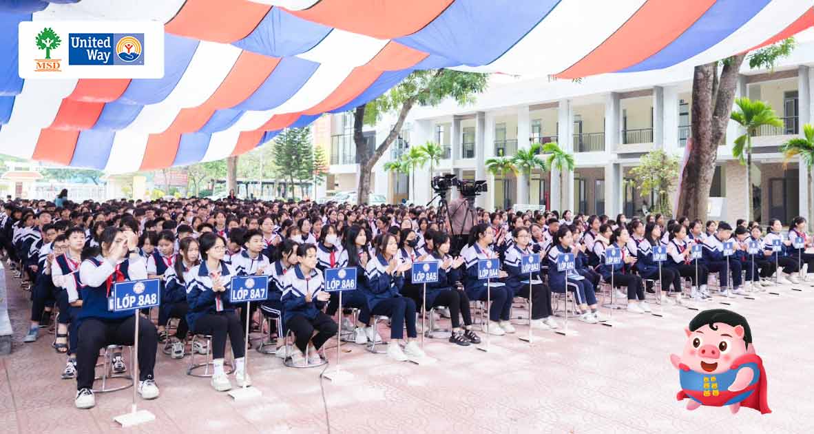 Góp Heo Vàng nâng cao nhận thức cho thanh thiếu niên nhân tháng hành động vì Bình đẳng giới cùng MSD United Way Vietnam