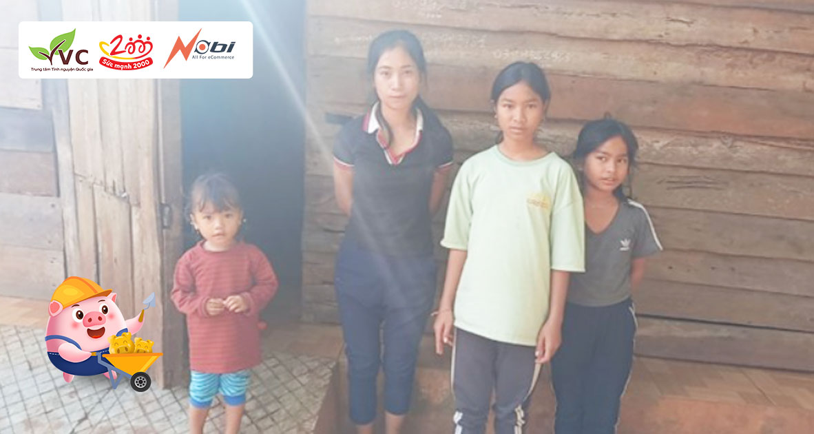 Ngôi nhà mới sẽ giúp 5 chị em gia đình Siu H’Hmach vơi bớt chút cực khổ, giúp các em có không gian học tập cũng như sinh hoạt tốt hơn.