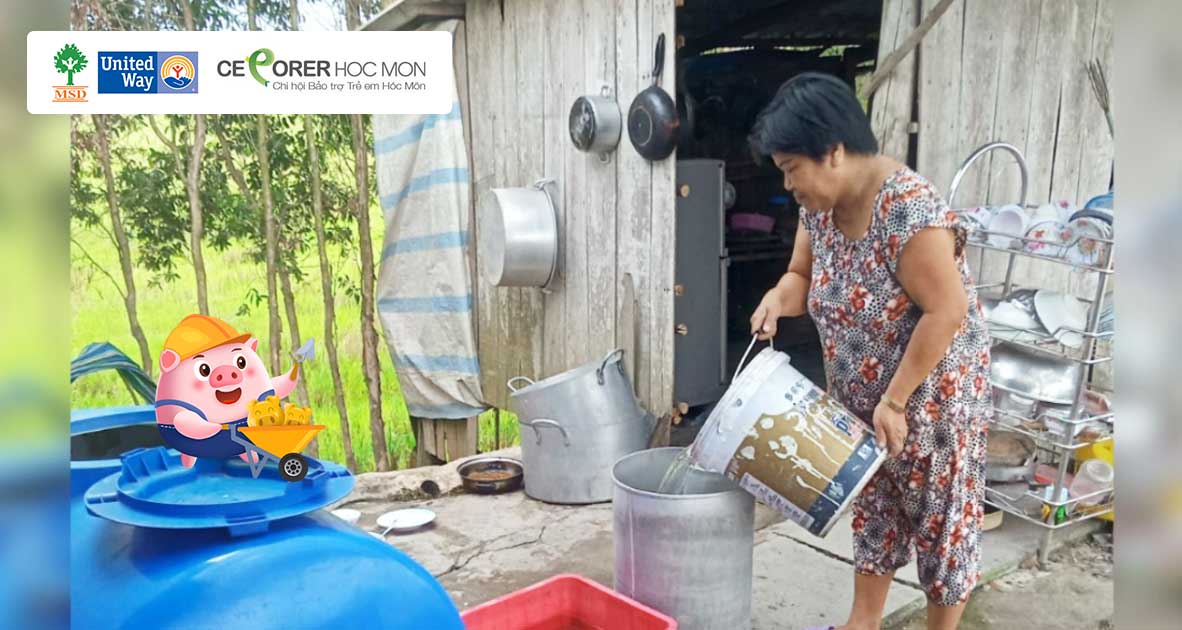 Cùng Đại Sứ Nước góp Heo Vàng xây dựng bể lọc nước sạch cho người dân khu vực ấp 1&3, xã Long Thạnh, huyện Thủ Thừa, tỉnh Long An (Đợt 1)