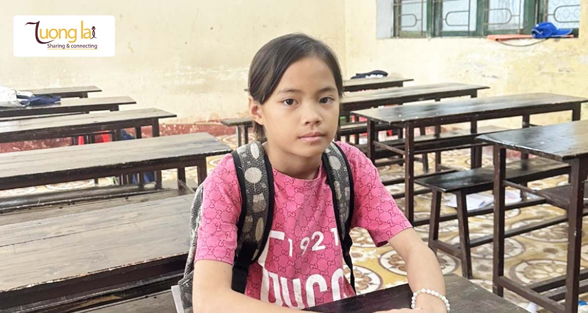 Em Yến Trang đang theo học lớp 8A của trường THCS Gia Hân