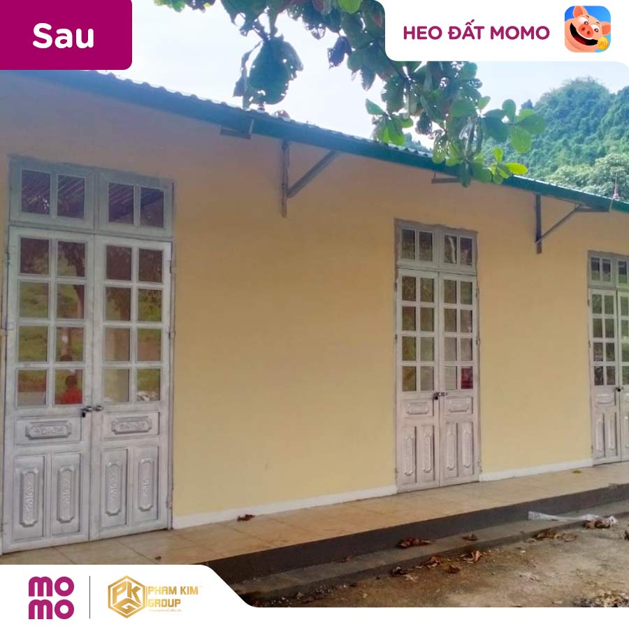 Phòng học mới tại Điểm trường Nậm Pẻ đã được khánh thành