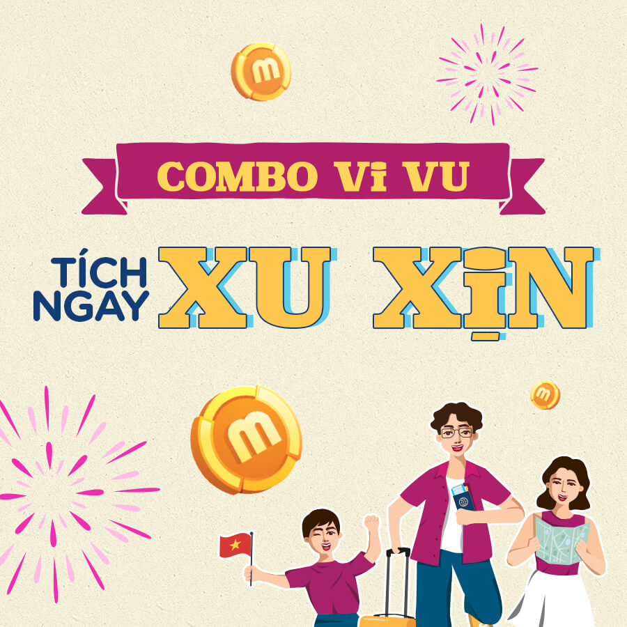 Đặt combo du lịch vi vu, nhận ngay kho Xu MoMo Rewards khủng