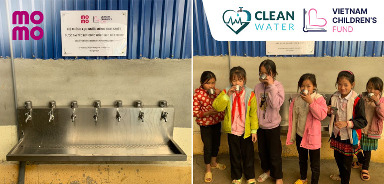 Trường PTDTBT Tiểu học Mù Sang tại tỉnh Lai Châu đã được lắp đặt hệ thống lọc nước và thiết bị nhà tắm cung cấp nước nóng