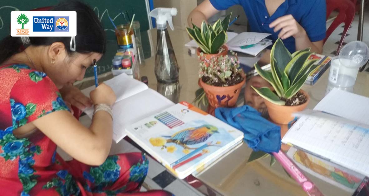 Trong khuôn khổ Dự án Trang mới cuộc đời, MSD United Way Vietnam đã phối hợp với tổ chức Niềm Tin trong sáng kiến Ươm mầm đôi chân tự lập nhằm hỗ trợ trẻ rối loạn học tập tiếp tục theo đuổi việc học văn hoá với kế hoạch học tập phù hợp với khả năng của trẻ