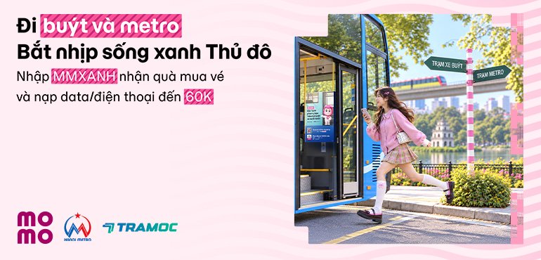 Nhận quà mua vé, nạp data/điện thoại đến 60K