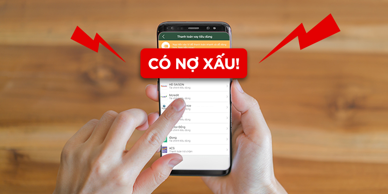 nợ xấu có mở được ví trả sau momo không