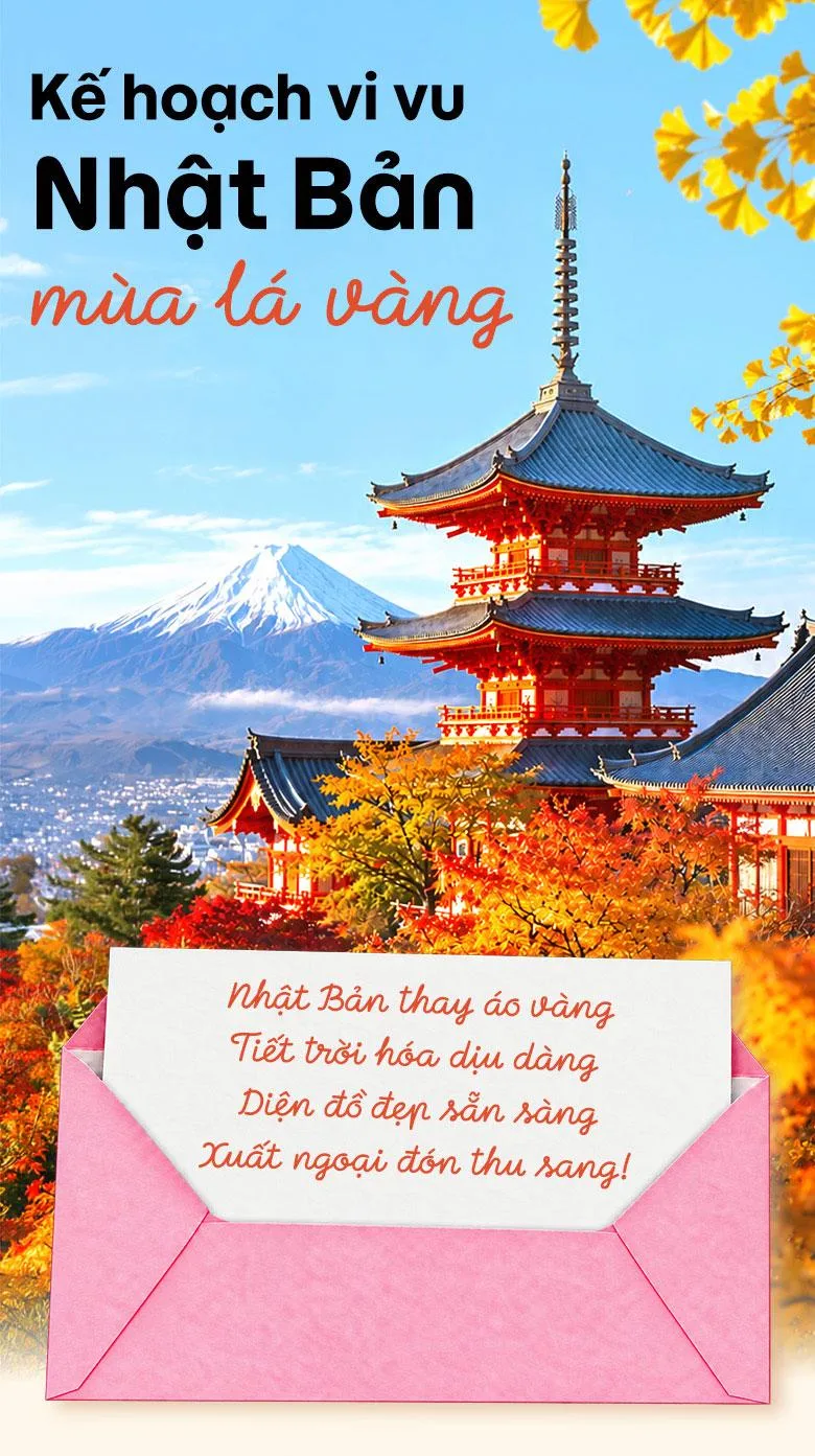 Oanh tạc mùa lá vàng Nhật Bản cùng MoMo Travel!