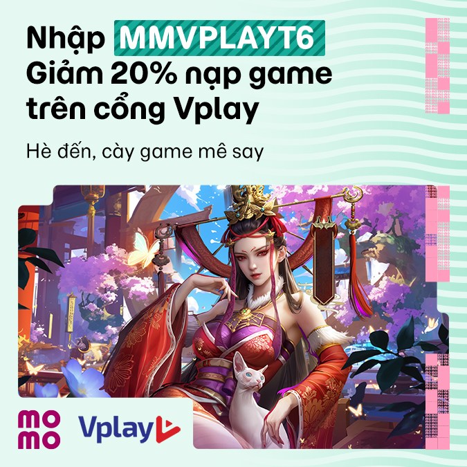 Nạp Mọi Game Trên Vplay, Giảm Ngay 20% Với MoMo