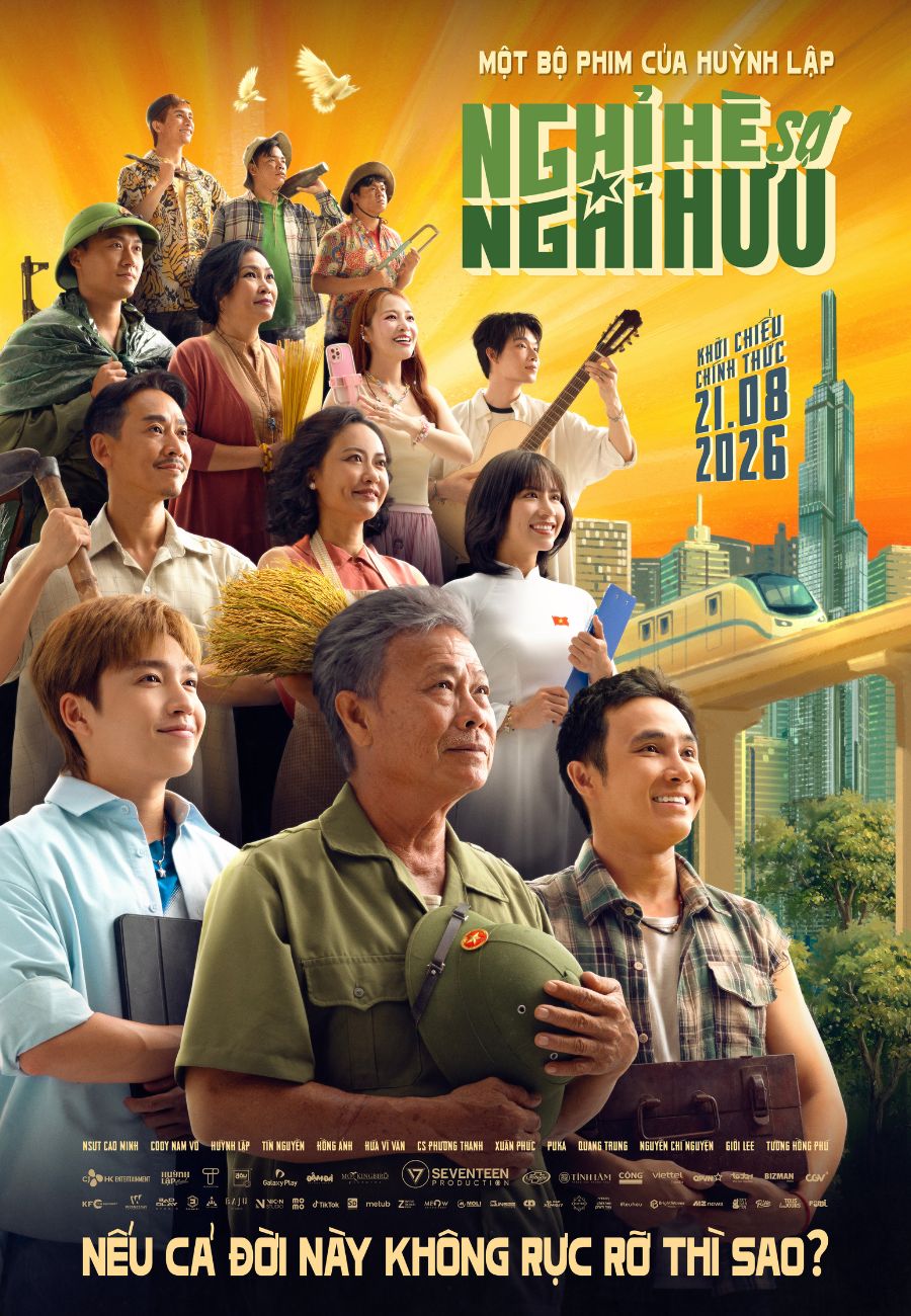 poster nghỉ hè sợ nghỉ hưu