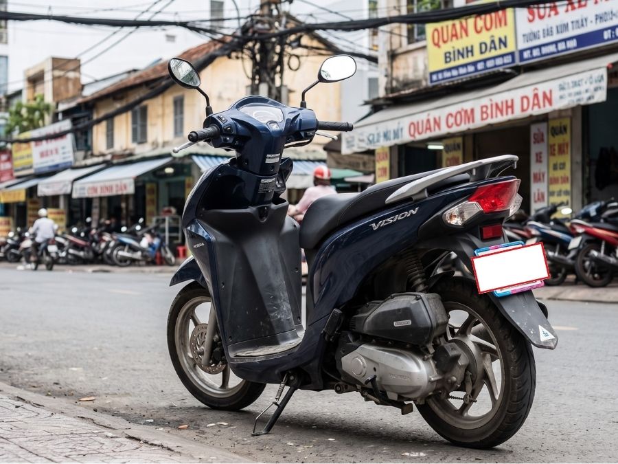 Biểu phí cấp biển số xe theo từng khu vực (Khu vực I, II, III).