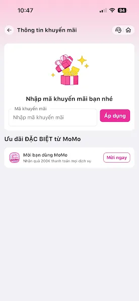 Đối với bạn đã có MoMo