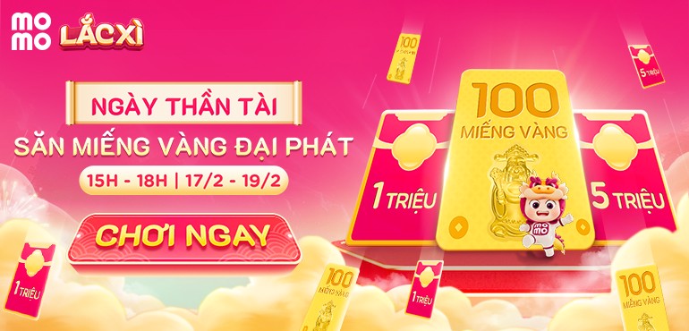 Lắc Xì 15H - 18H | 17 - 19/2: Vía Thần Tài, trúng 100 miếng vàng đại phát , triệu bao lì xì cùng thẻ quà VIB cực hot!