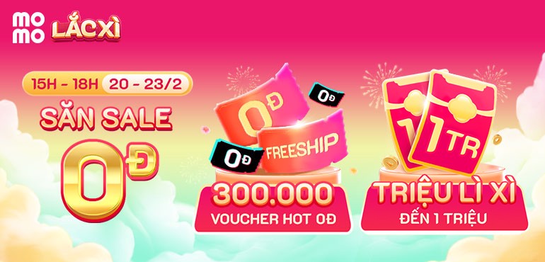 EnerZ phát triệu lì xì đến 1 TRIỆU, trăm ngàn voucher săn sale 0Đ Lazada, TikTok Shop tại Lắc Xì!