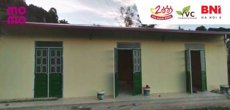 Khánh thành trường mới tặng 61 em nhỏ và thầy trò điểm trường Ca Tâu