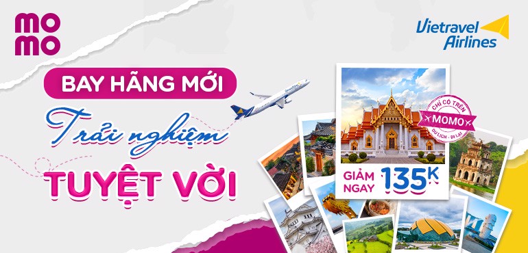 Trải nghiệm hãng bay mới Vietravel Airlines trên MoMo Travel