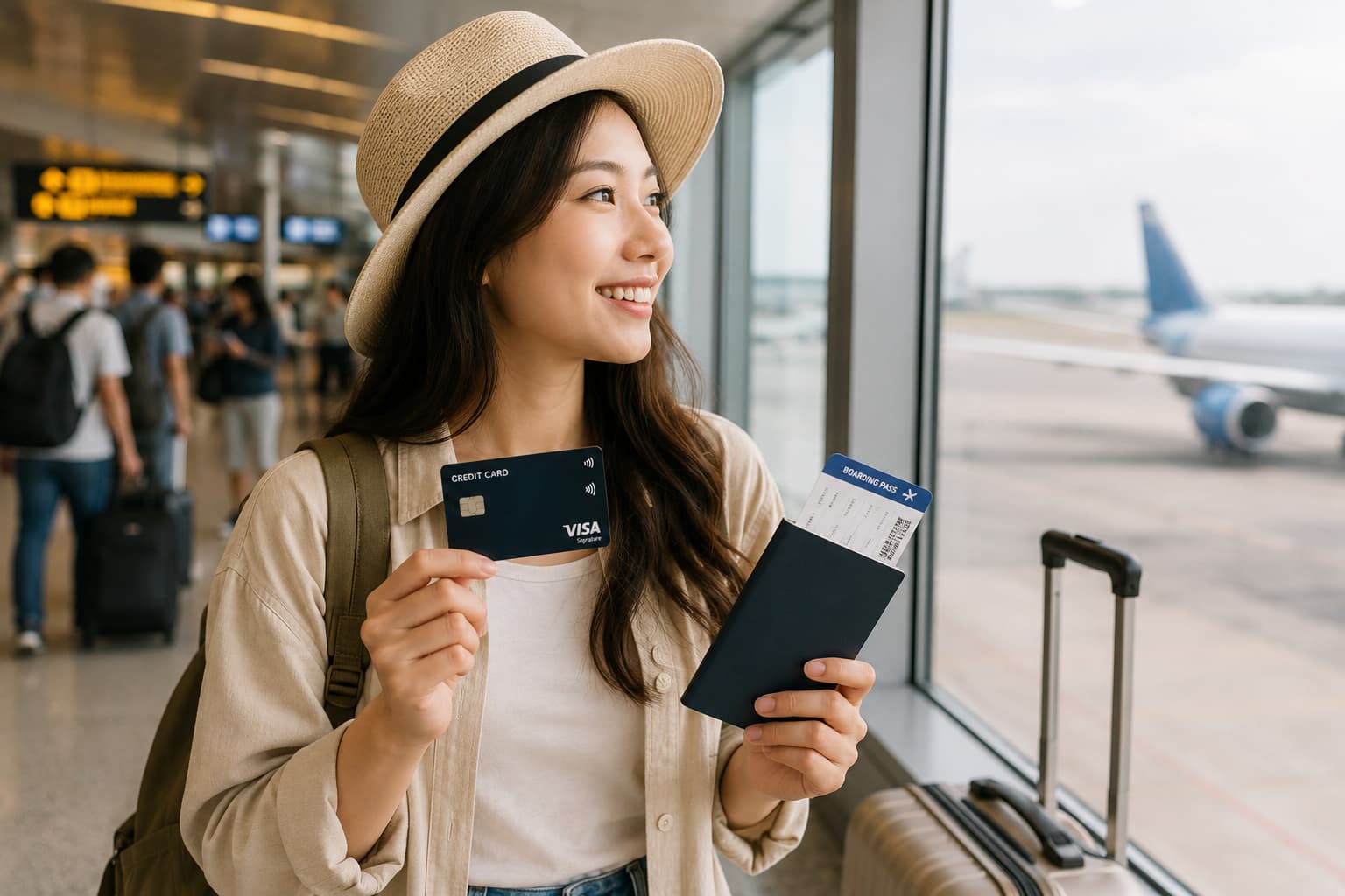 thẻ tín dụng đi du lịch nước ngoài