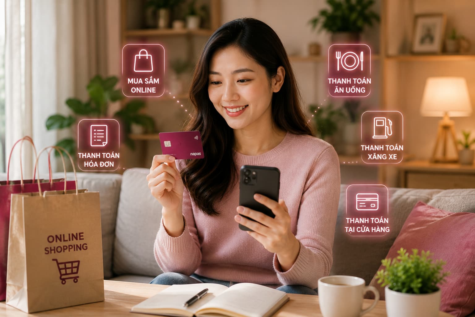 thẻ tín dụng nội địa dùng để làm gì