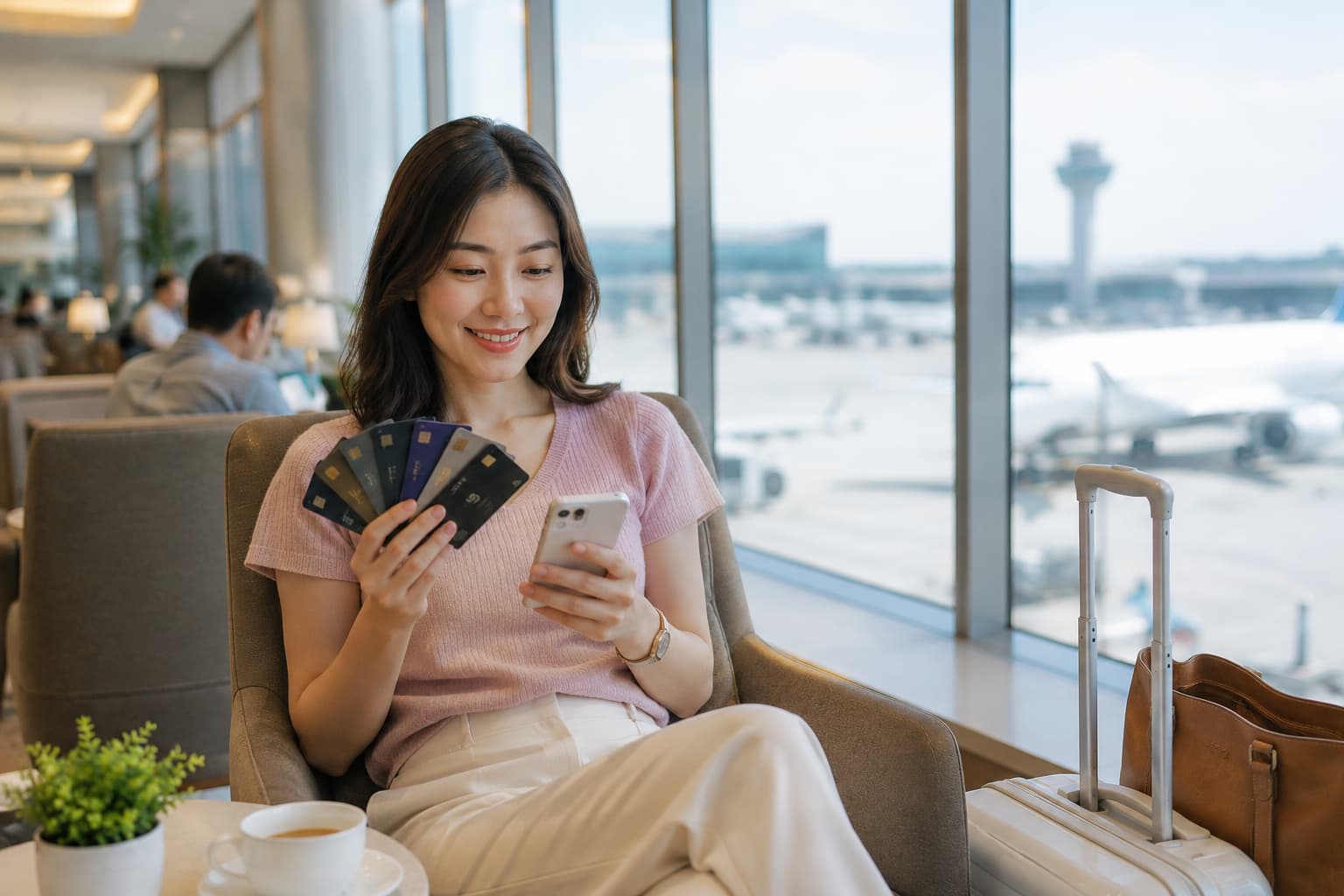 thẻ tín dụng phòng chờ thương gia