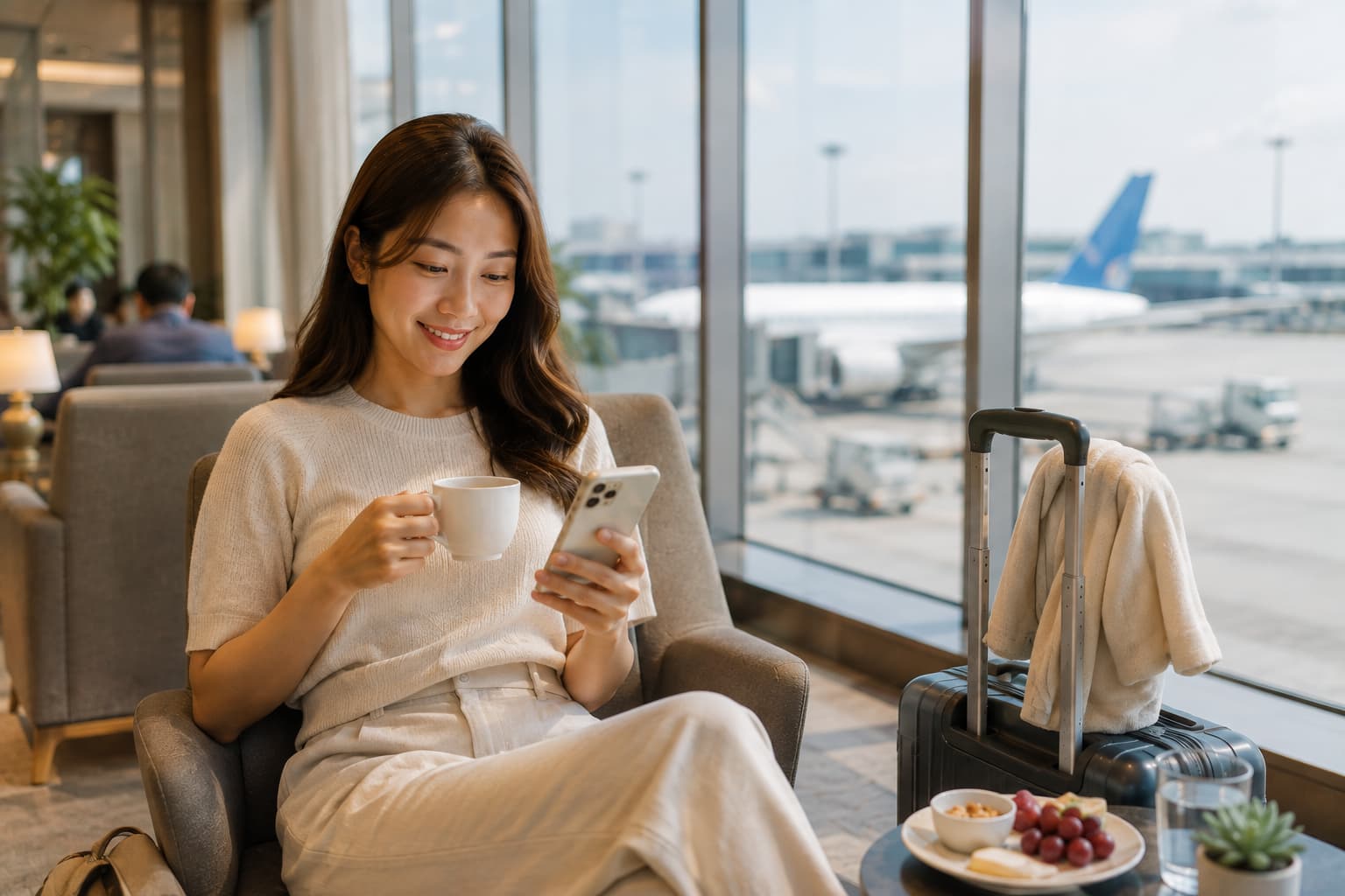 thẻ tín dụng vào phòng chờ sân bay