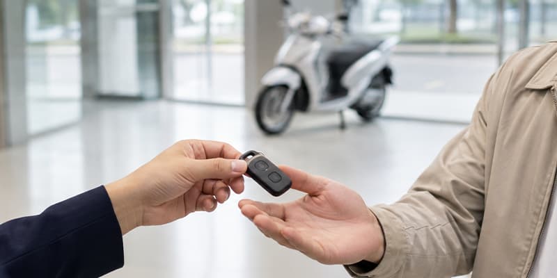thủ tục mua xe máy trả góp Honda