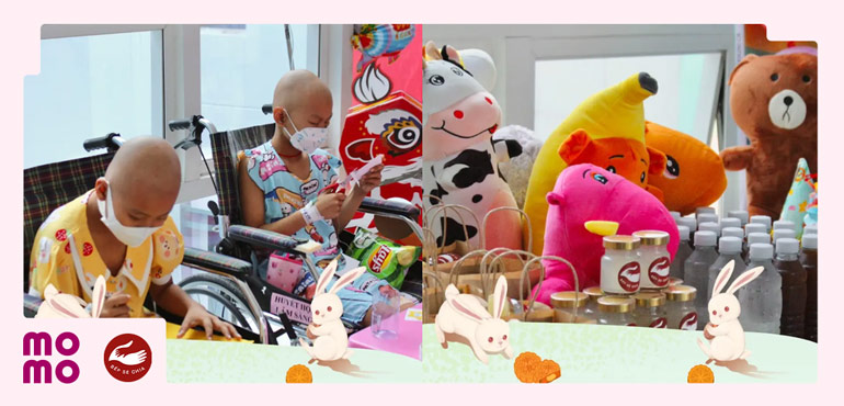 Trao suất ăn, hỗ trợ chi phí y khoa giúp trẻ ung thư ở BV Nhi đồng TP.HCM vững bước không gục ngã