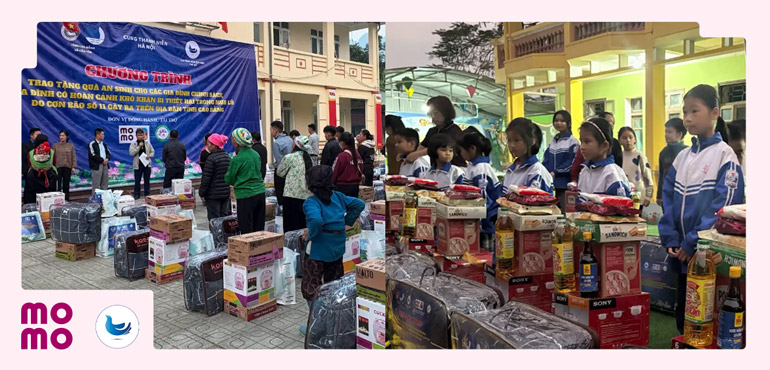 Cập nhật hoạt động trao tặng hỗ trợ đồng bào Cao Bằng, Lạng Sơn sau bão số 11 (Lần 2)