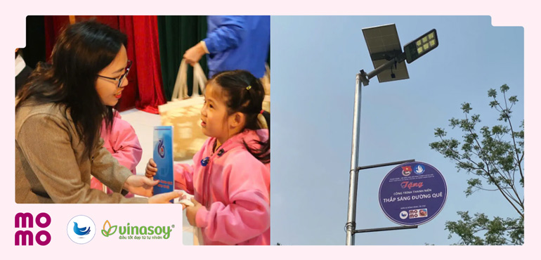 Trao 30 học bổng và công trình thắp sáng đường quê tại Lào Cai