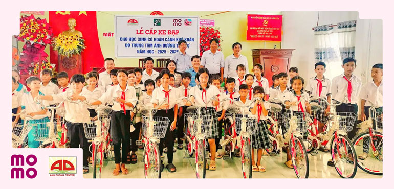 80 chiếc xe đạp - 80 niềm hy vọng mới cho học sinh nghèo Hậu Giang!