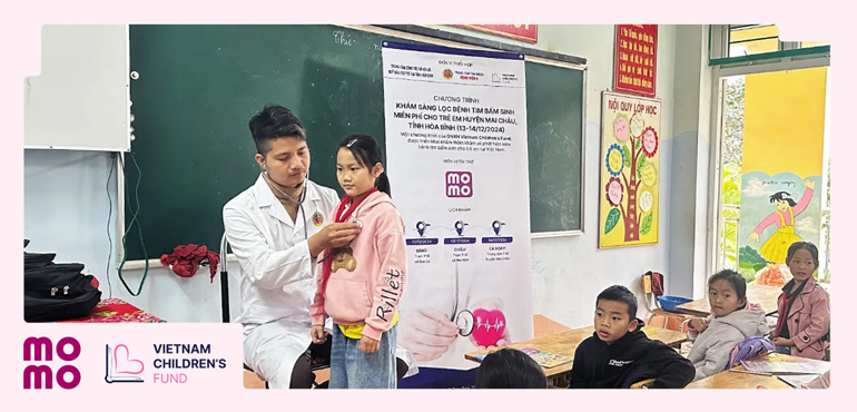 Khám sàng lọc tim bẩm sinh miễn phí cho hơn 6.500 trẻ em tại Hòa Bình, Hậu Giang Và Quảng Ngãi