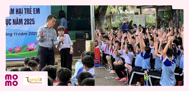 Hoàn thành trao học bổng và tổ chức truyền thông phòng chống xâm hại tình dục tại xã Bình Thành, tỉnh Đồng Tháp