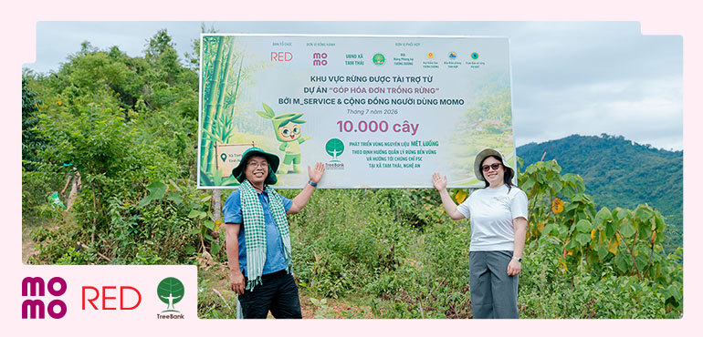 Hoàn thành trao tặng 10.000 cây xanh cho rừng Tam Thái, Nghệ An