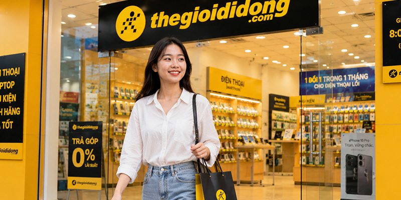 trả góp điện thoại the giới di đồng