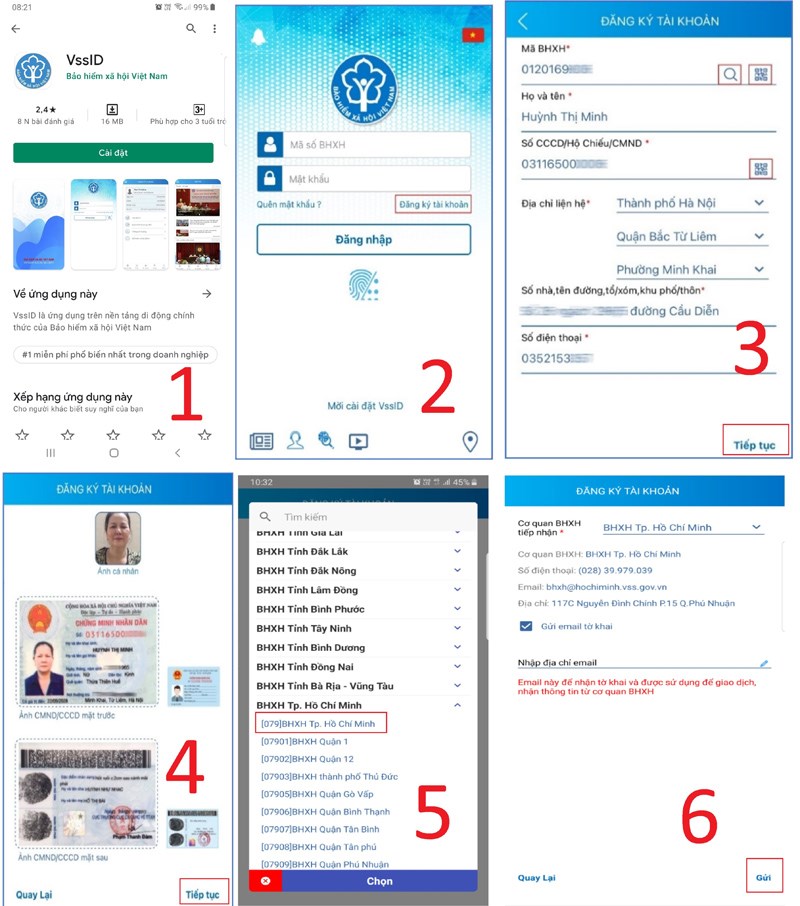 tài khoản VssID