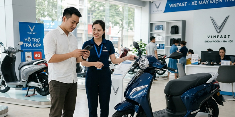 xe máy điện VinFast trả góp
