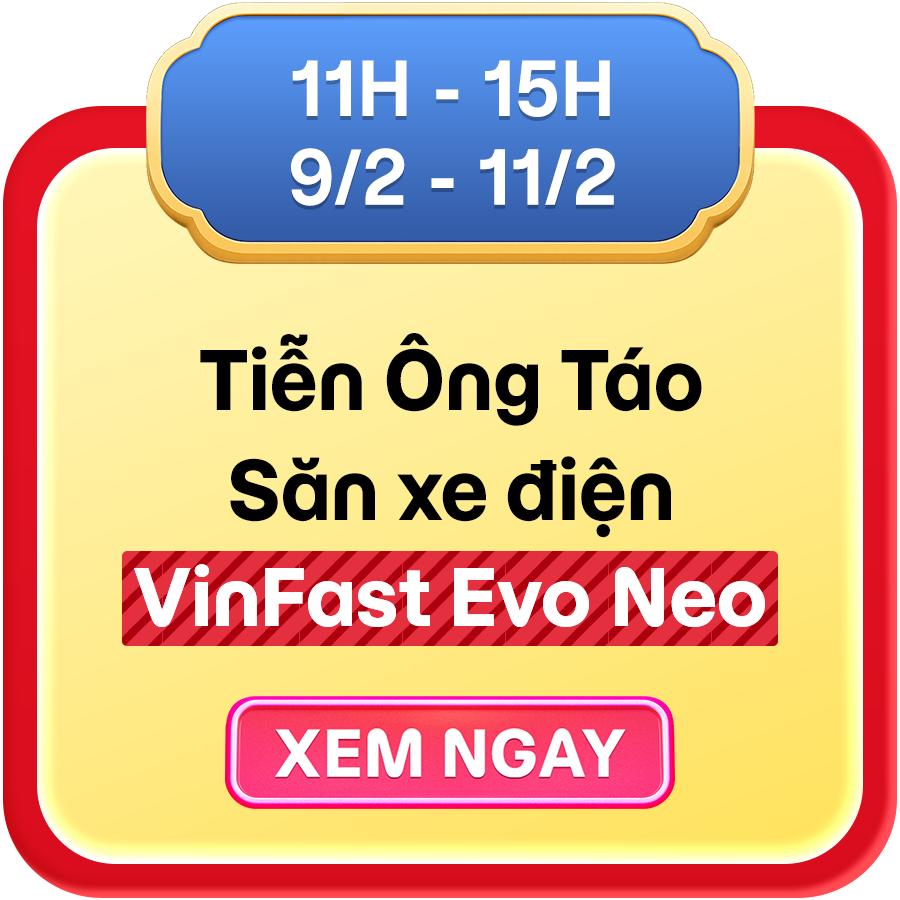 Tiễn Ông Táo Săn xe điện Vinfast Evo Neo
