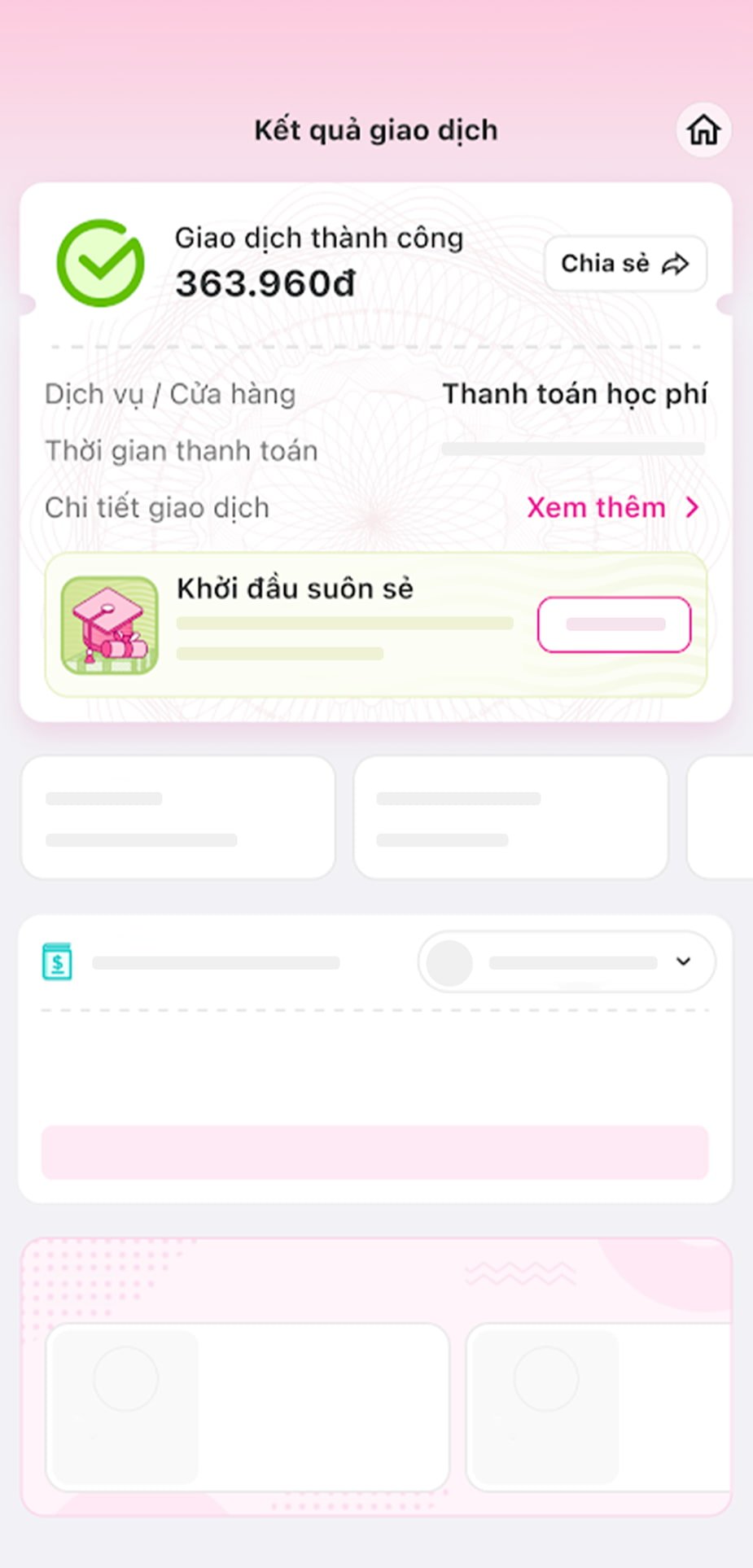 Thanh toán thành công