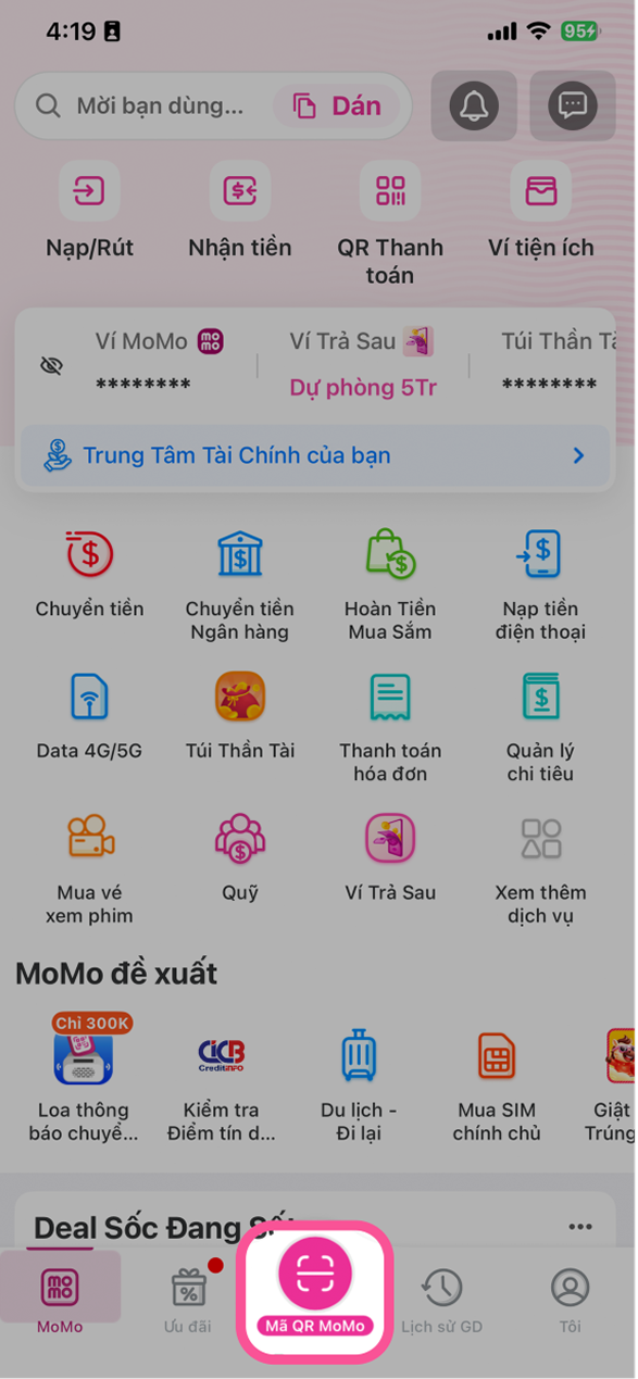 Quét QR khi thanh toán