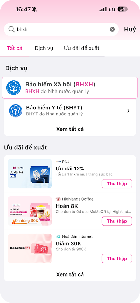 Thanh toán Bảo hiểm xã hội	