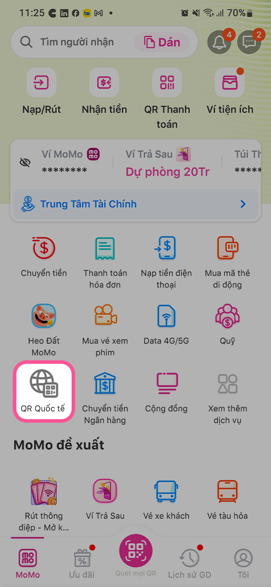 Tạo mã thanh toán