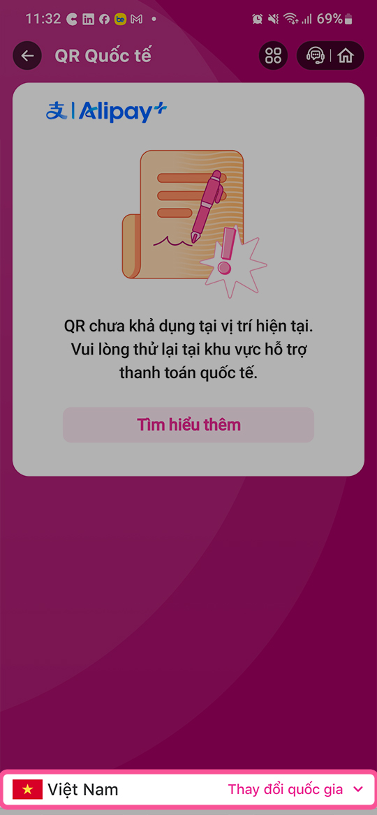 Chọn quốc gia