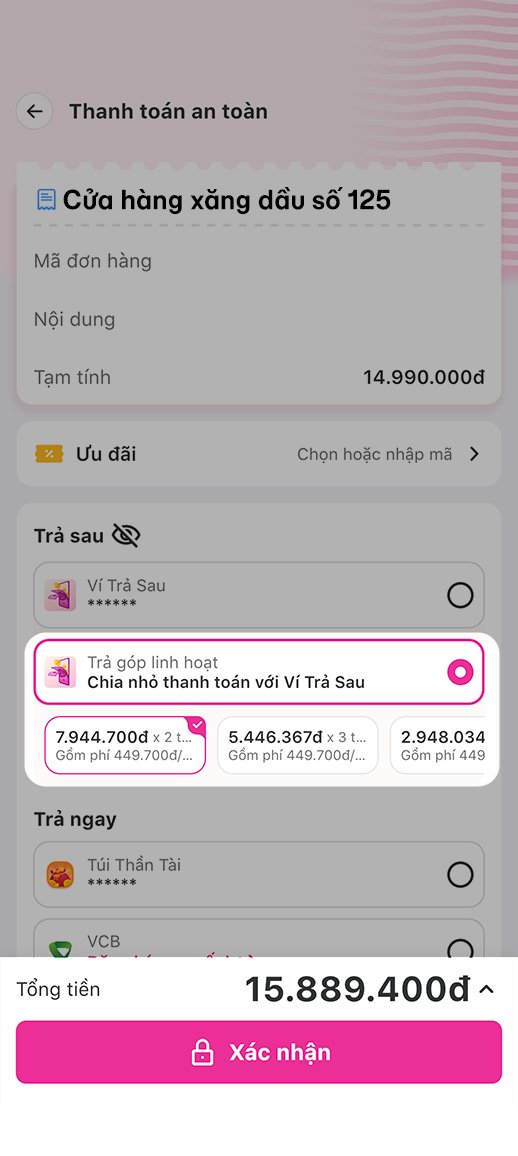 Bước 3: Lựa chọn phương án phù hợp