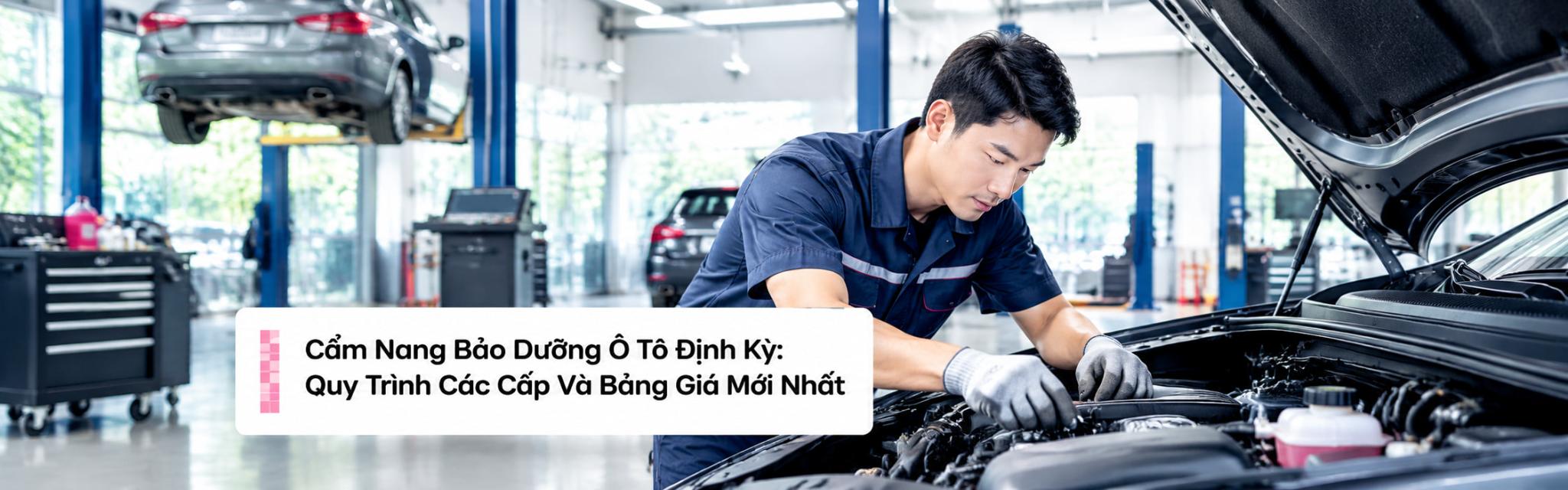 Cẩm Nang Bảo Dưỡng Ô Tô Định Kỳ: Quy Trình Các Cấp Và Bảng Giá Mới Nhất