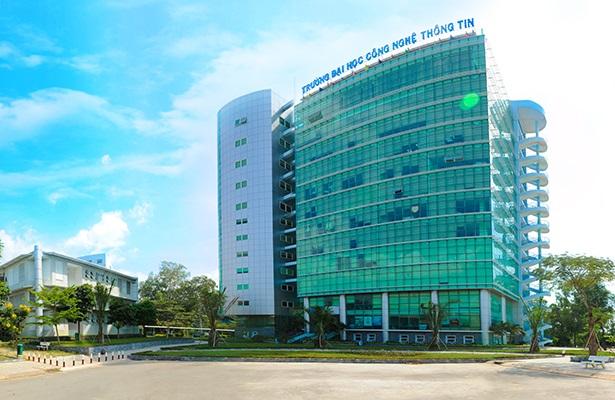 Ngoại cảnh - mặt tiền - Đại học Công nghệ thông tin UIT - ĐHQG TP.HCM