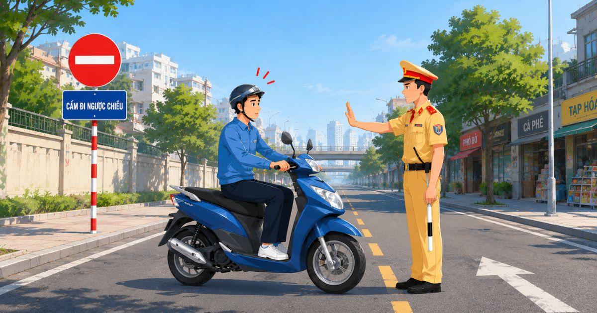 Lỗi Đi Vào Đường 1 Chiều - Mức Phạt 2026 Theo Nghị Định 168