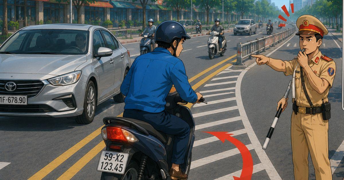 Lỗi Không Tuân Thủ Vạch Kẻ Đường: Mức Phạt Mới Nhất Năm 2026