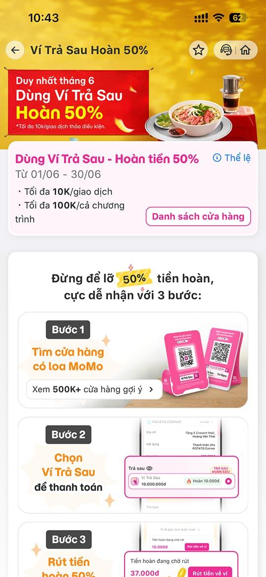 Hoàn tiền cho khách hàng
