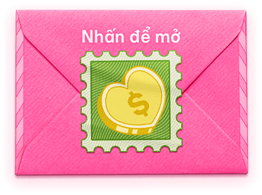 Chúc bạn tuổi mới tình đầy tim tiền đầy túi