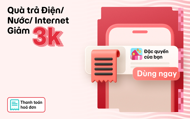Quà trả Điện/ Nước/ Internet
