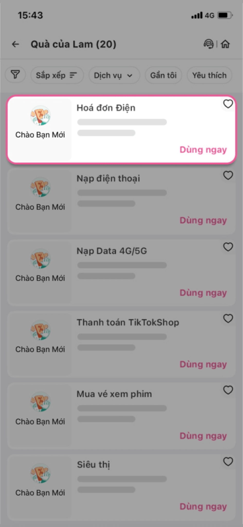 Bộ quà CHAOMOMO 500.000đ đã có trong mục “Quà của tôi”, khám phá và sử dụng ngay!