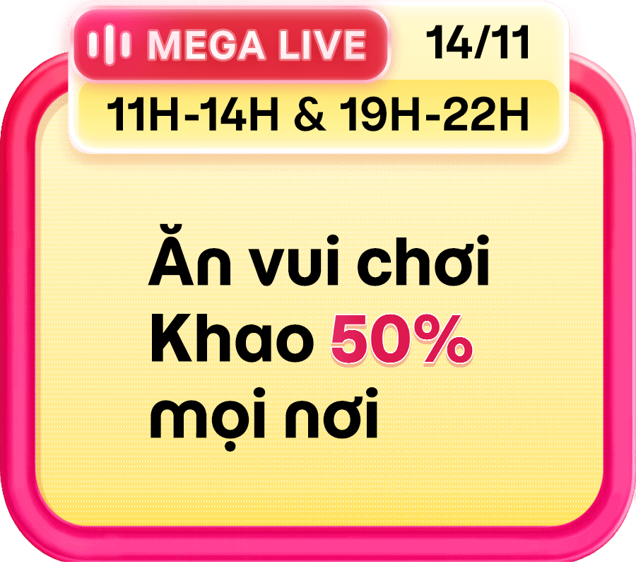 Ăn vui chơi Khao 50% mọi nơi